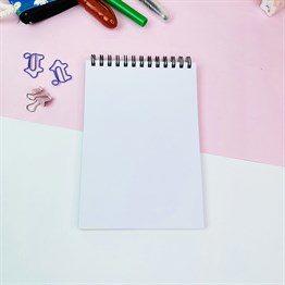Black Pink Tasarımlı Spiralli Defter