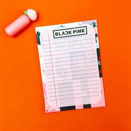Black Pink Tasarımlı To Do List Yapılacak Listesi