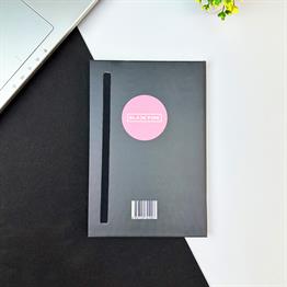 Black Pink 2 Tasarımlı Lastikli Defter