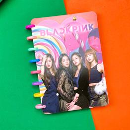 Black Pink Yeni Nesil Kalp Spiralli Defter