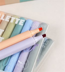 Bm-2506 8 li Soft Renkler Marker Kalem 