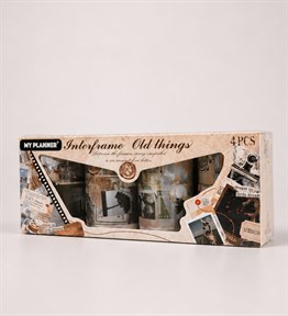 BM-2578 Scrapbook Rulo Şeffaf Sticker 2.20 mt - 4 lü Set x 6