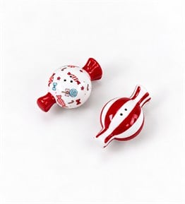 BM-2697 Yılbaşı Şeker Figürlü Tuzluk Biberlik Set 8 x4 cm