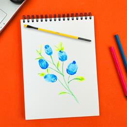 Bu Hayat Sana Güzel Tasarımlı 30x21 Cm Eskiz Defteri 270 Gr