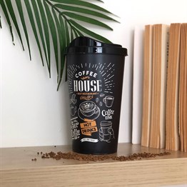 Büyük Boy Tasarım Kahve Bardağı 650 ml