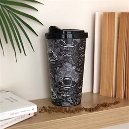 Büyük Boy Tasarım Kahve Bardağı 650 ml