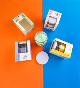 Cam Kavanoz Kokulu Mum x12