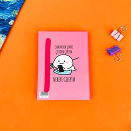 Canım Ben Şimdi Çileden Çıktım Tasarımlı Sert Kapaklı Mini Defter