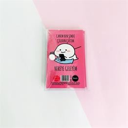 Canım Ben Şimdi  PP Mini Çanta Defter