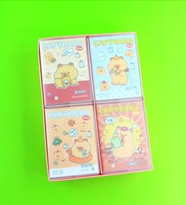 Capybara Çizgili 60 Yaprak Defter x24