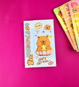 Capybara Mıknatıs Kapaklı Defter x4