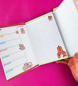 Capybara Mıknatıs Kapaklı Defter x4