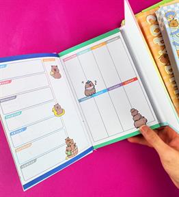 Capybara Mıknatıs Kapaklı Defter x4