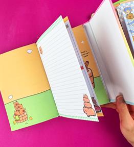 Capybara Mıknatıs Kapaklı Defter x4