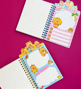 Capybara Otomat Tasarımlı Defter x12