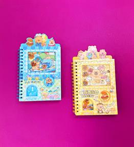 Capybara Otomat Tasarımlı Defter x12