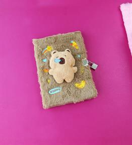 Capybara Peluş Kapaklı Defter x4