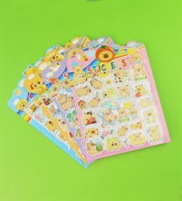 Capybara Puf Sticker 