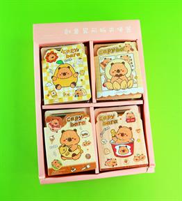 Capybara Sekreterlik Mekanizmalı Dosya Defter x24