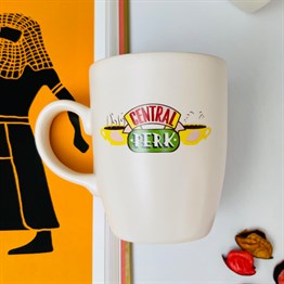 Central Perk Tasarımlı White Printed Mug