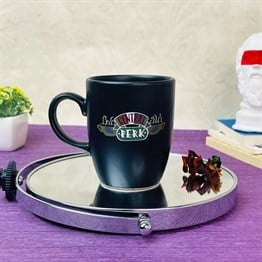 Central Perk Black Printed Mug