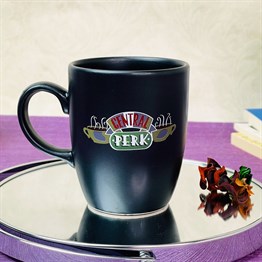 Central Perk Black Printed Mug
