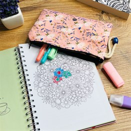 Floower Cloth Pencil Case