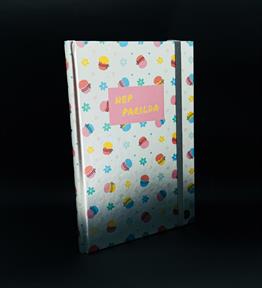 Çileden Çıktım Tasarımlı Metal Kapaklı Lastikli Defter