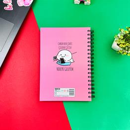 Çileden Çıktım Tasarımlı Spiralli Defter