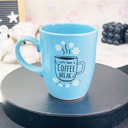 Coffee Break Mavi Kupa Toptan