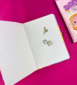 Cookies & Donut Peluş Kapak Defter