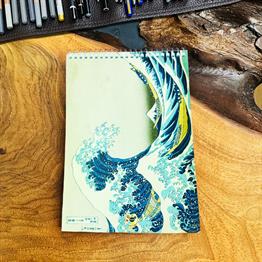 Dalga Tasarımlı A5 Sketch Book - Eskiz Defteri