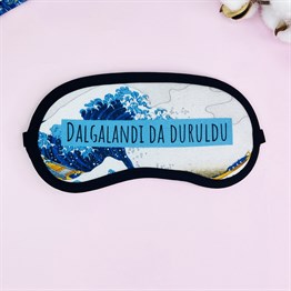 Dalgalandı Da Duruldu Tasarımlı Uyku Bandı
