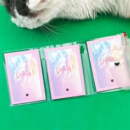Dare To Dream Tasarımlı Kalemli PP Mini Çanta Defter