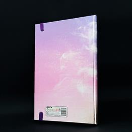 Dare To Dream Tasarımlı Metal Kapaklı Lastikli Defter
