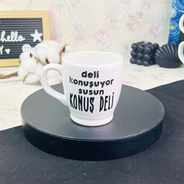Deli Konuşuyor Susun Tasarımlı Filtre Kahve Fincanı