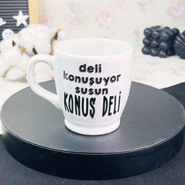 Deli Konuşuyor Susun Tasarımlı Filtre Kahve Fincanı