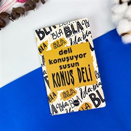 Deli Konuşuyor Susun Tasarımlı Terzi Dikişli Defter