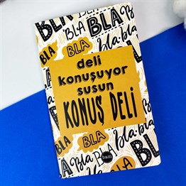 Deli Konuşuyor Susun Tasarımlı Terzi Dikişli Defter
