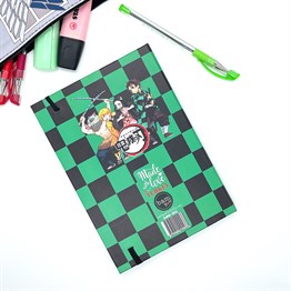 Demo Slayer Tasarımlı Lastikli Defter
