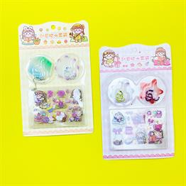 Desenli kendin Yap Anahtarlık x16