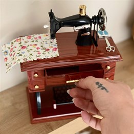 Sewing Machine Jewellery Music Box