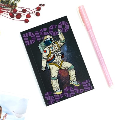 Disco Space Tasarımlı Toptan Cep Defteri