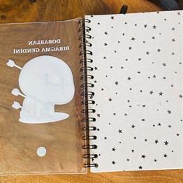 Dobarlan Bıragma Gendini Tasarımlı Çanta Kapaklı Spiralli Defter