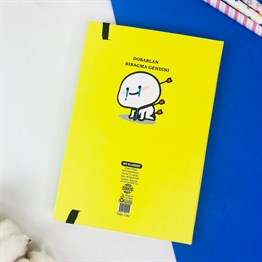 Dobarlan Bıragma Gendini Tasarımlı Lastikli Defter