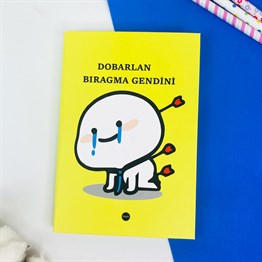 Dobarlan Bıragma Gendini Tasarımlı Lastikli Defter