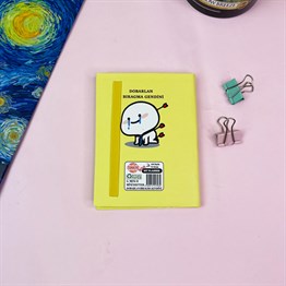 Dobarlan Bıragma Gendini Tasarımlı Sert Kapaklı Lastikli Mini Defter