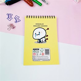 Dobarlan Bıragma Gendini Tasarımlı Spiralli Defter