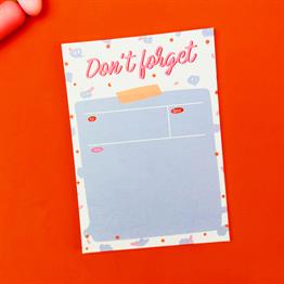 Dont Forget Tasarımlı To Do List Yapılacak Listesi