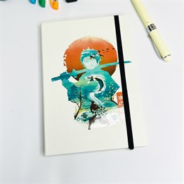 Demo Slayer Dragon Tasarımlı Lastikli Defter